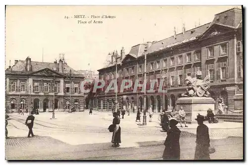 Ansichtskarte AK Metz Place d'Armes