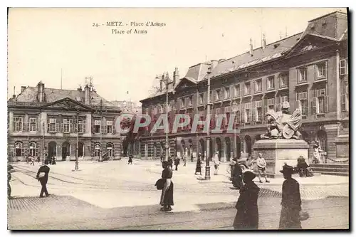 Cartes postales Metz Place d'Armes