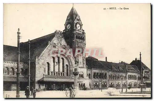 Cartes postales Metz La Gare