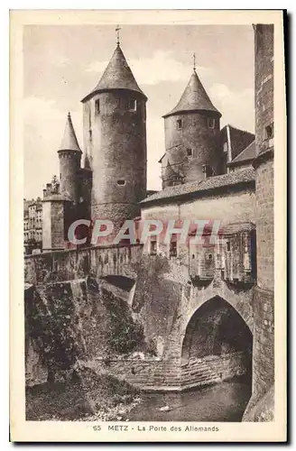 Cartes postales Metz La porte des Allemands