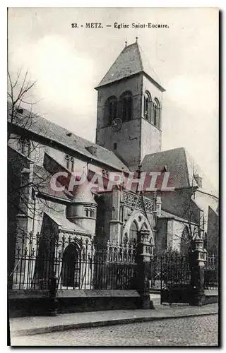 Cartes postales Metz Eglise Saint Eucaire