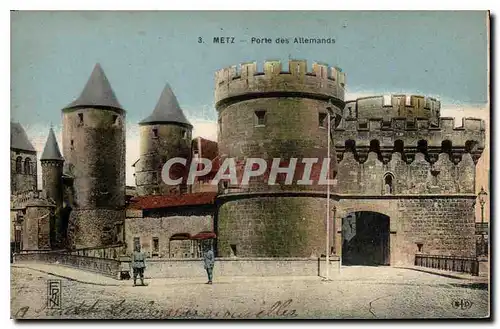 Cartes postales Metz Porte des Allemands