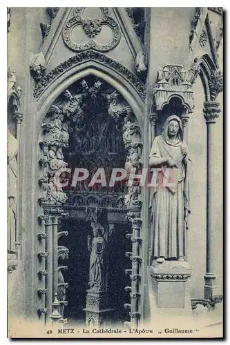 Cartes postales Metz La Cathedrale L'apotre Guillaume