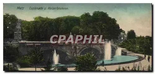 Cartes postales Metz Esplanade
