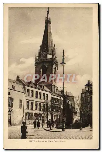 Cartes postales Metz Eglise