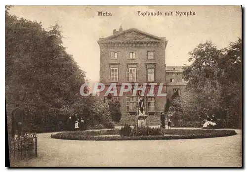 Cartes postales Metz Esplanade mit Nymphe