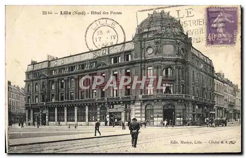 Cartes postales Lille (Nord) Hotel des Postes