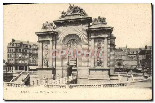 Cartes postales Lille La Porte de Paris