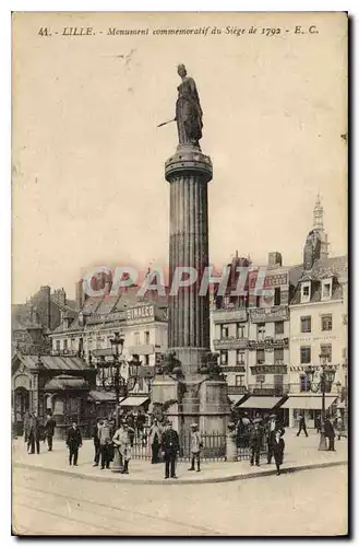 Cartes postales Lille Monument commemoratif