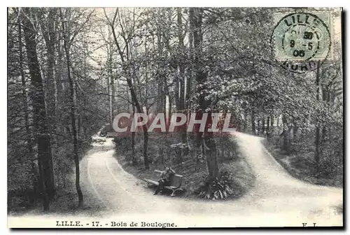 Cartes postales Lille Bois de Boulogne