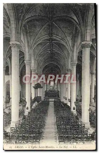 Cartes postales Lille L'Eglise Saint Maurice