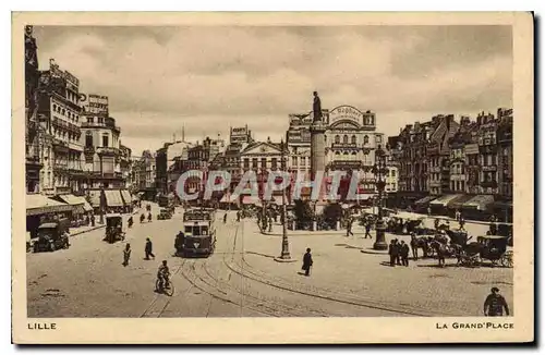 Cartes postales Lille Le Grand Place