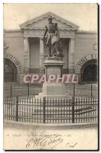 Ansichtskarte AK Lille La Statue du General Negrier