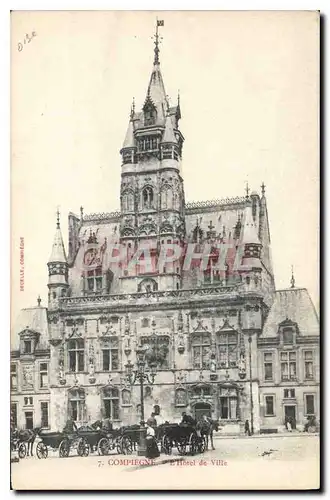 Cartes postales Compiegne L'Hotel de Ville