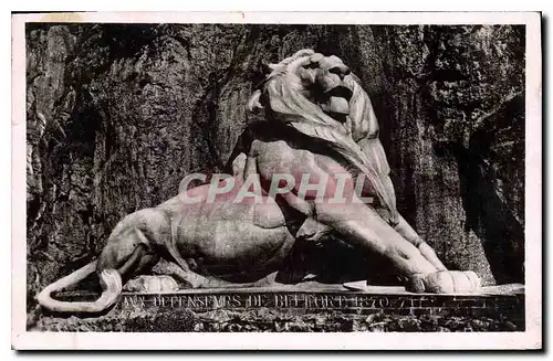 Cartes postales Belfort Lion