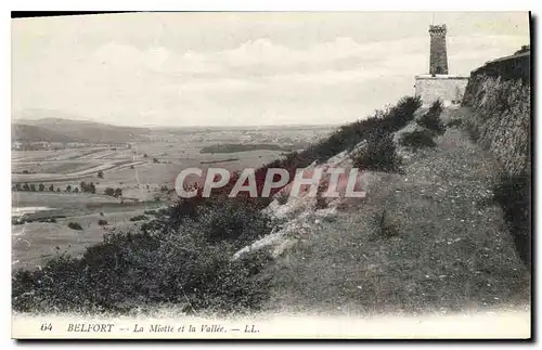 Cartes postales Belfort La Miotte et la Vallee