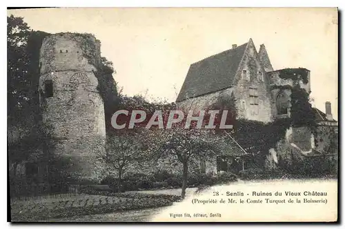 Cartes postales Senlis (oise) Ruines du Vieux Chateau