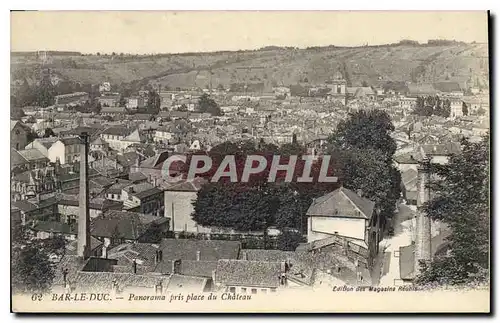 Cartes postales Bar le Duc Panorama pris place du Chateau