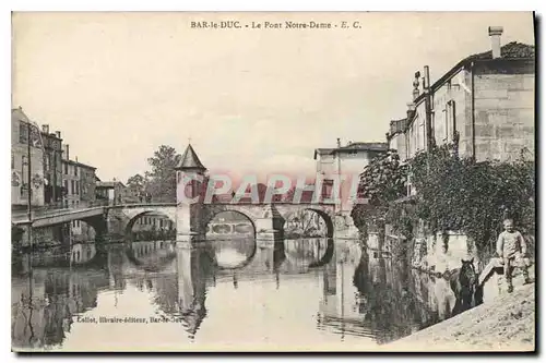 Cartes postales Bar le Duc Le Pont Notre Dame Enfant Cheval