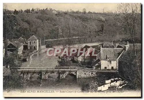 Cartes postales Les Alpes Mancelles Saint Ceneri Vue sur la Sarthe