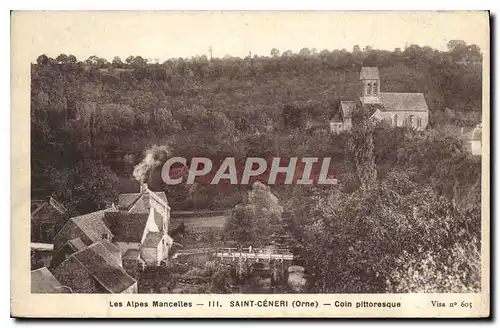 Cartes postales Les Alpes Mancelles Saint Ceneri Coin pittoresque