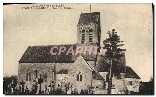 Ansichtskarte AK Les Alpes Mancelles St Ceneri  le Gerei (Orne) L'Eglise