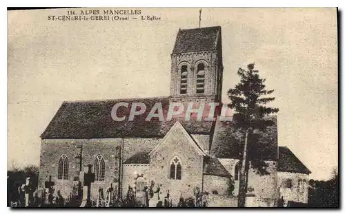 Cartes postales Les Alpes Mancelles St Ceneri  le Gerei (Orne) L'Eglise