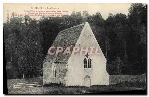 Ansichtskarte AK Les Alpes Mancelles St Ceneri  le Gerei (Orne) La Chapelle