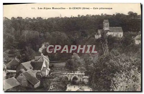 Ansichtskarte AK Les Alpes Mancelles St Ceneri  le Gerei (Orne) Coin pittoresque