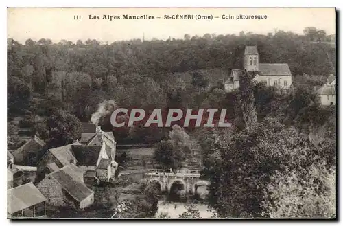 Ansichtskarte AK Les Alpes Mancelles St Ceneri  le Gerei (Orne) Coin pittoresque