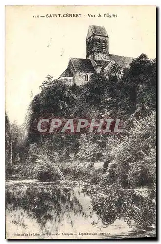 Ansichtskarte AK Les Alpes Mancelles St Ceneri  le Gerei (Orne) Vue de l'Eglise