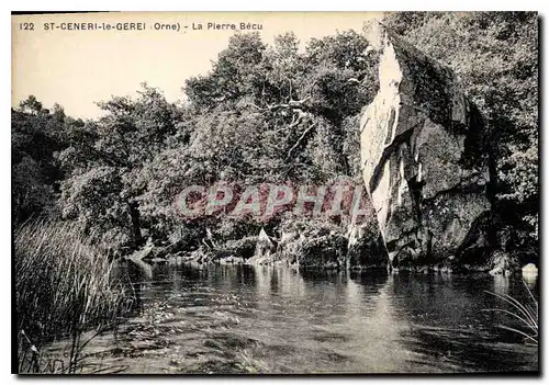 Ansichtskarte AK Les Alpes Mancelles St Ceneri  le Gerei (Orne) La Pierre Becu