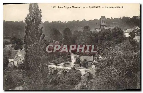 Ansichtskarte AK Les Alpes Mancelles St Ceneri  le Gerei (Orne) Le coin prefere