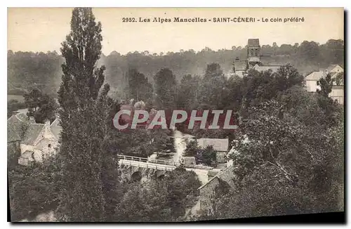 Ansichtskarte AK Les Alpes Mancelles St Ceneri  le Gerei (Orne) Le coin prefere