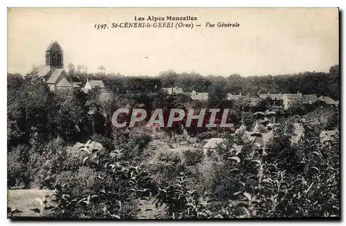 Ansichtskarte AK Les Alpes Mancelles St Ceneri  le Gerei (Orne) Vue Generale