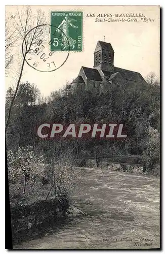 Cartes postales Les Alpes Mancelles St Ceneri  le Gerei L'Eglise