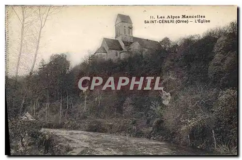 Cartes postales Les Alpes Mancelles St Ceneri  le Gerei (Orne) L'Eglise