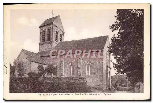 Cartes postales Les Alpes Mancelles St Ceneri  le Gerei (Orne) L'Eglise