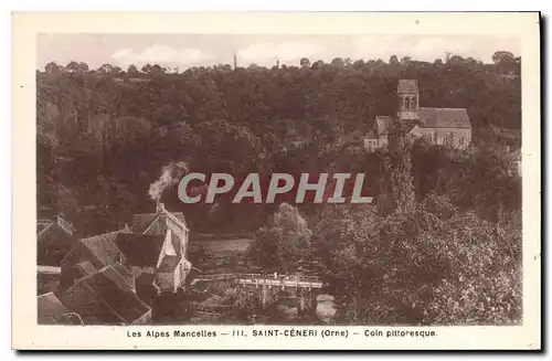 Ansichtskarte AK Les Alpes Mancelles St Ceneri  le Gerei (Orne) Coin pittoresque