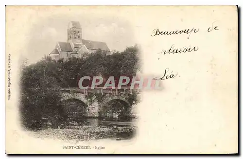 Ansichtskarte AK Les Alpes Mancelles St Ceneri  le Gerei (Orne) Eglise