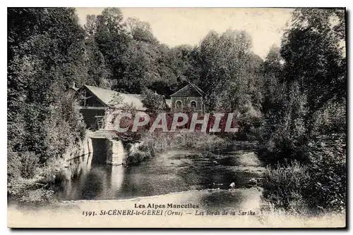 Cartes postales Les Alpes Mancelles St Ceneri  le Gerei (Orne) Les Bords de la Sarthe