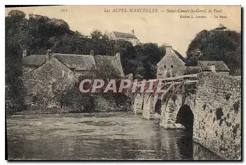 Cartes postales Les Alpes Mancelles St Ceneri  le Gerei (Orne) Le Pont