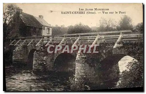 Cartes postales Les Alpes Mancelles St Ceneri  le Gerei (Orne) Vue sur le Pont