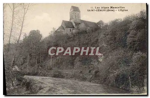 Ansichtskarte AK Les Alpes Mancelles St Ceneri  le Gerei (Orne) L'Eglise