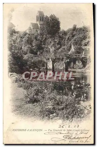 Cartes postales Les Alpes Mancelles St Ceneri  le Gerei (Orne) Environ d'Alencon Vue generale