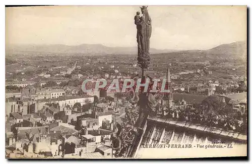 Cartes postales Clermont Ferrand Vue generale