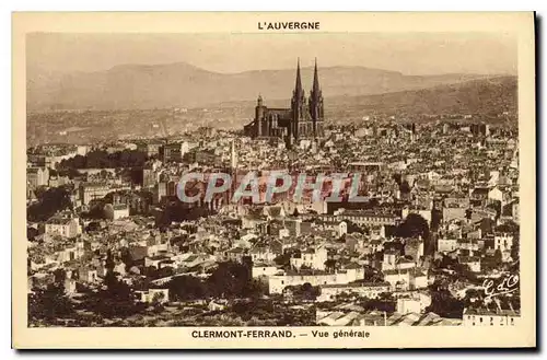 Cartes postales Clermont Ferrand Vue generale