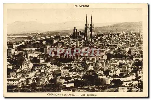 Cartes postales Clermont Ferrand Vue generale