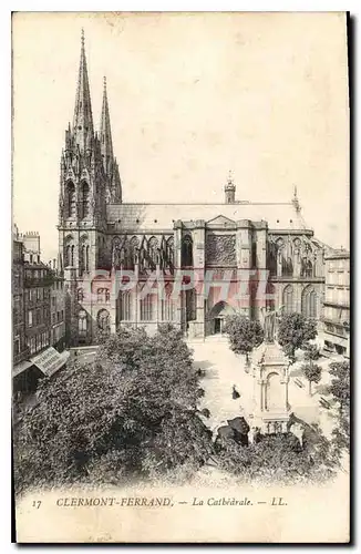 Cartes postales Clermont Ferrand La Cathedrale