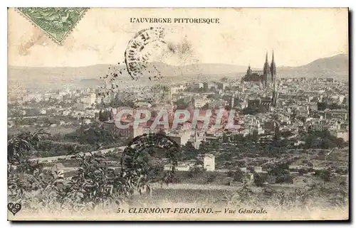 Cartes postales Clermont Ferrand Vue generale